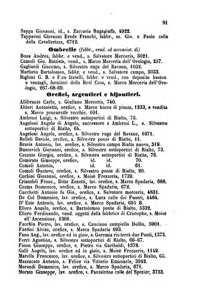 Guida del commercio e dell'industria di Venezia