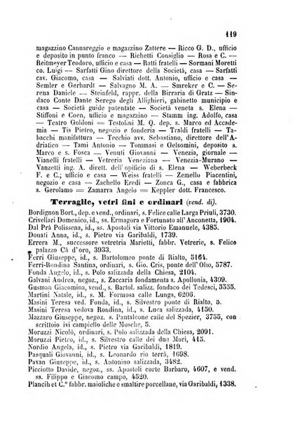 Guida del commercio e dell'industria di Venezia