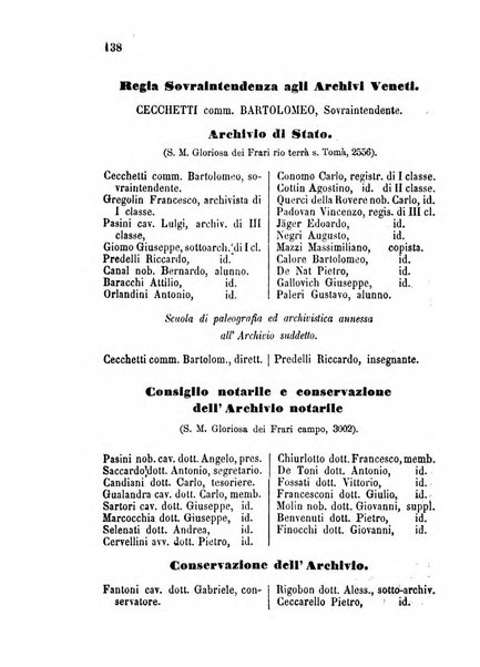 Guida del commercio e dell'industria di Venezia