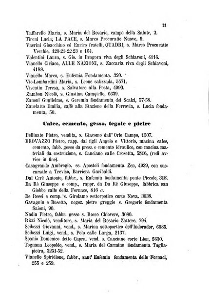 Guida del commercio e dell'industria di Venezia