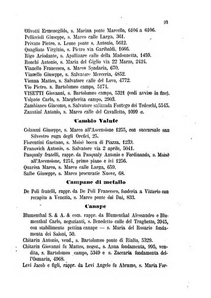 Guida del commercio e dell'industria di Venezia