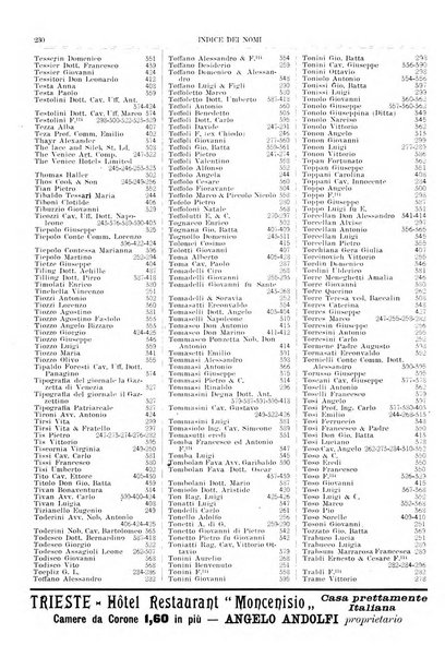 Guida del commercio e dell'industria di Venezia