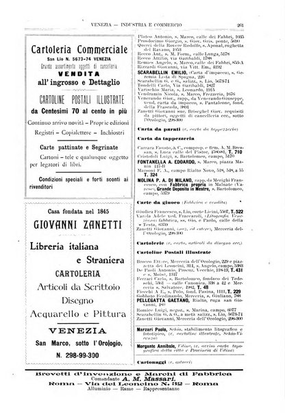 Guida del commercio e dell'industria di Venezia