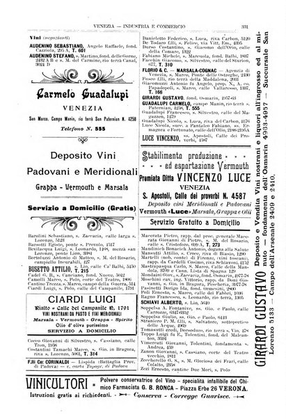 Guida del commercio e dell'industria di Venezia