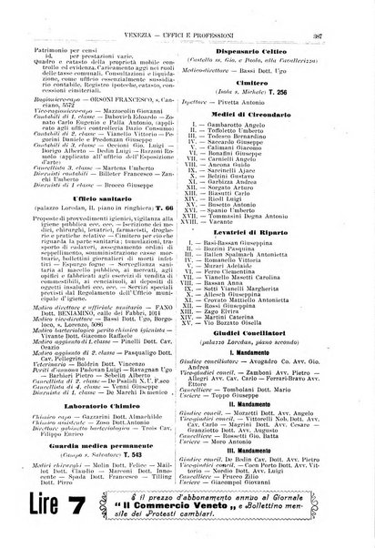 Guida del commercio e dell'industria di Venezia