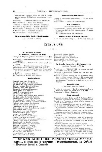 Guida del commercio e dell'industria di Venezia