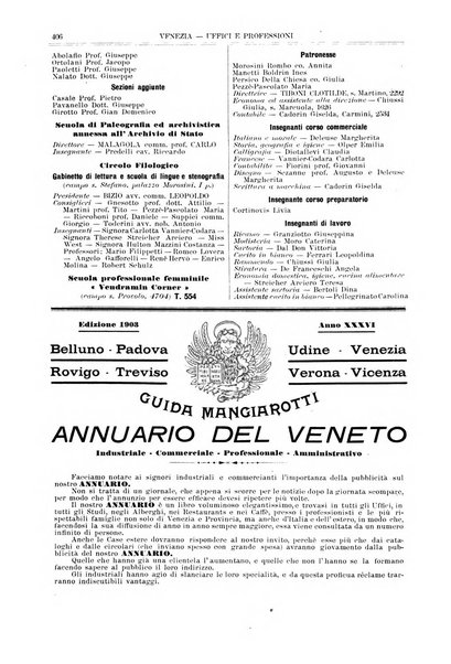 Guida del commercio e dell'industria di Venezia