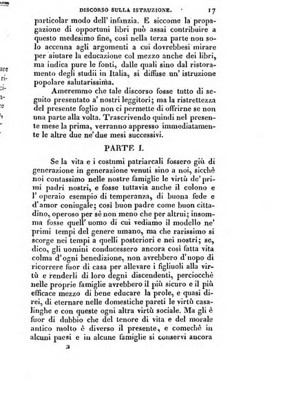 L'istitutore elementare giornale dedicato ai maestri ed ai padri di famiglia