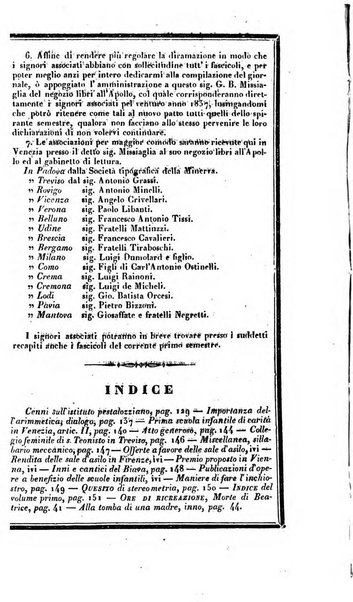 L'istitutore elementare giornale dedicato ai maestri ed ai padri di famiglia