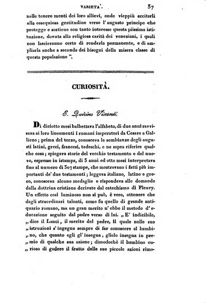 L'istitutore elementare giornale dedicato ai maestri ed ai padri di famiglia