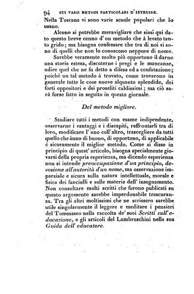 L'istitutore elementare giornale dedicato ai maestri ed ai padri di famiglia