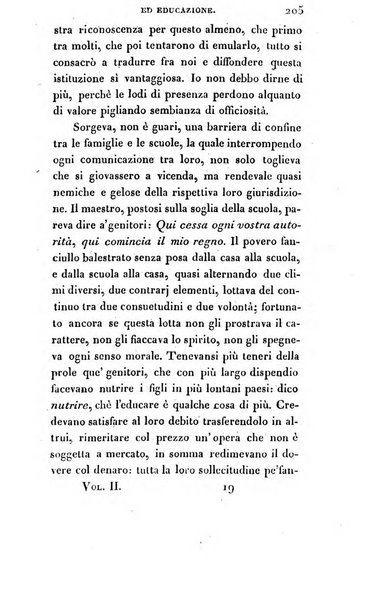 L'istitutore elementare giornale dedicato ai maestri ed ai padri di famiglia