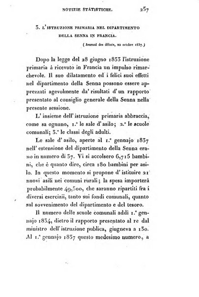 L'istitutore elementare giornale dedicato ai maestri ed ai padri di famiglia