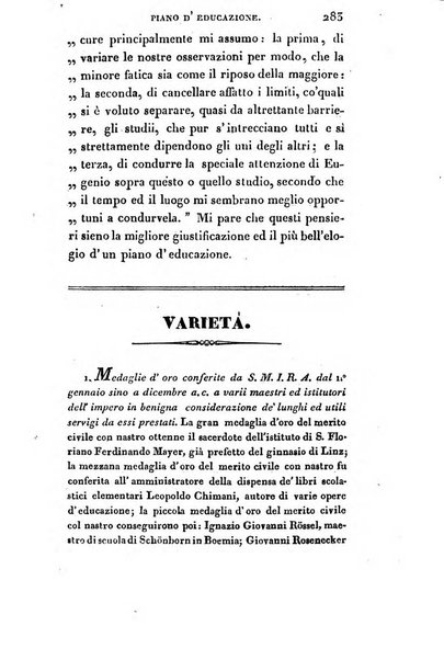 L'istitutore elementare giornale dedicato ai maestri ed ai padri di famiglia