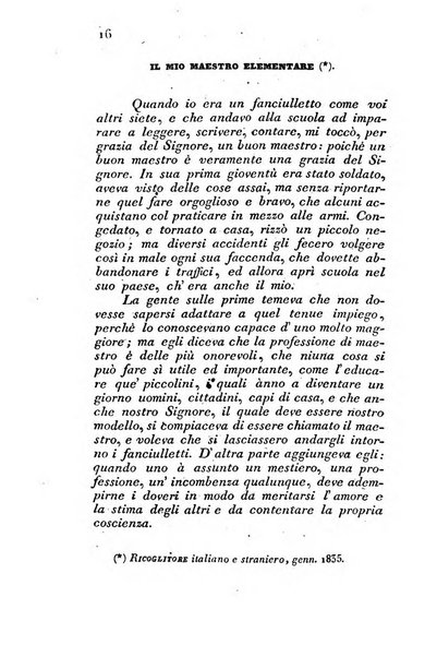 L'istitutore elementare giornale dedicato ai maestri ed ai padri di famiglia