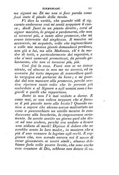 L'istitutore elementare giornale dedicato ai maestri ed ai padri di famiglia