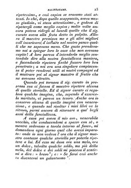 L'istitutore elementare giornale dedicato ai maestri ed ai padri di famiglia