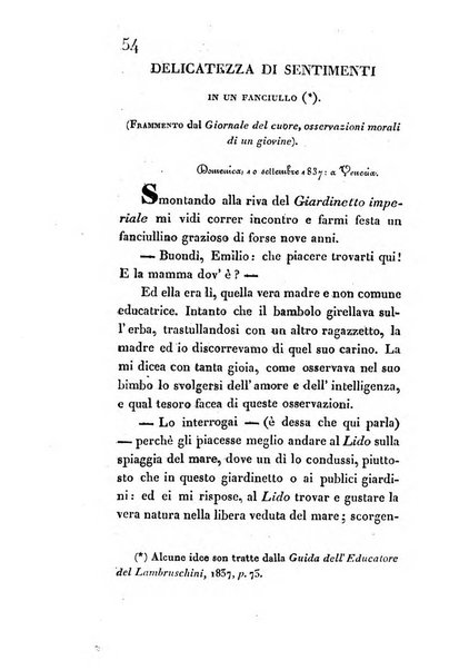 L'istitutore elementare giornale dedicato ai maestri ed ai padri di famiglia