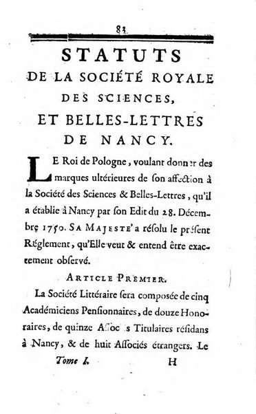 Mémoires de la Société royale des sciences et belles-lettres de Nancy