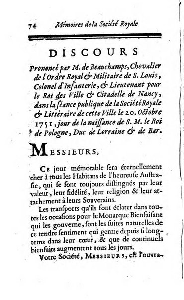 Mémoires de la Société royale des sciences et belles-lettres de Nancy