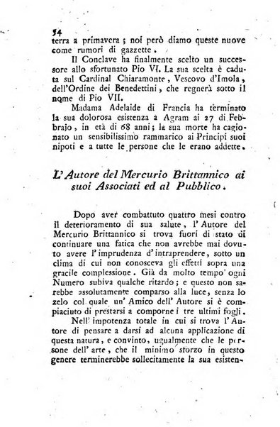 Mercurio britannico ossia notizie istorico-critiche sugli affari attuali