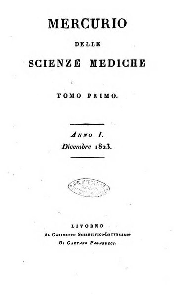 Mercurio delle scienze mediche