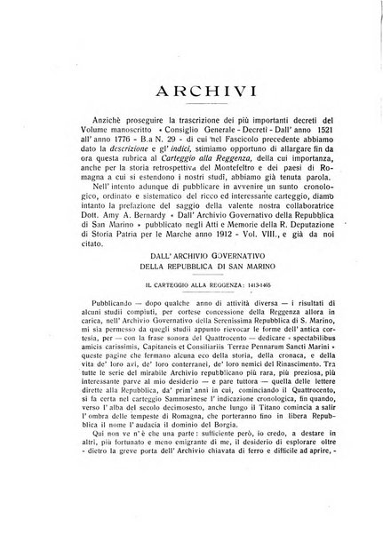 Museum bullettino della biblioteca-museo ed archivio governativi e dello Studio sammarinese