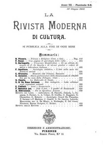 La rivista moderna di cultura