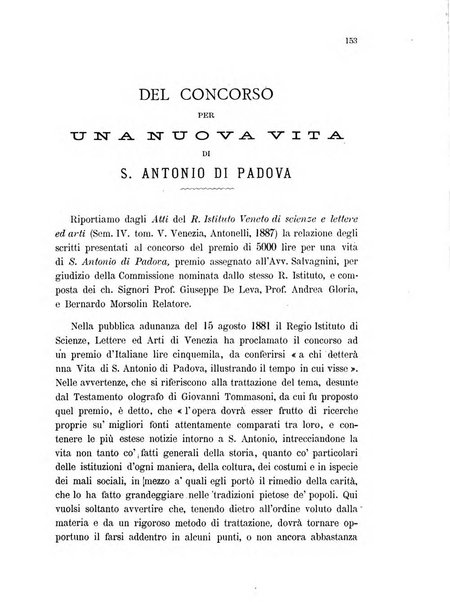 Il santo di Padova rivista religiosa e scientifica