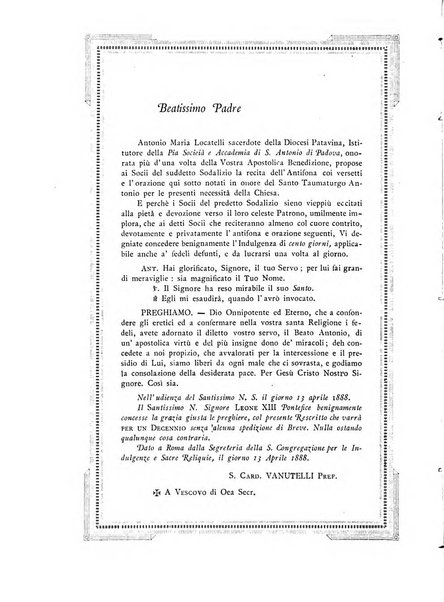 Il santo di Padova rivista religiosa e scientifica