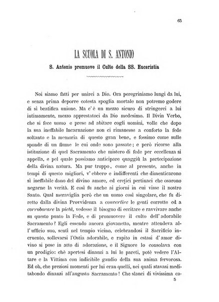 Il santo di Padova rivista religiosa e scientifica