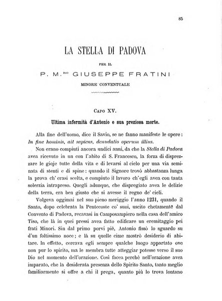 Il santo di Padova rivista religiosa e scientifica