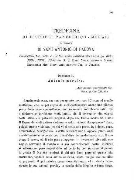 Il santo di Padova rivista religiosa e scientifica