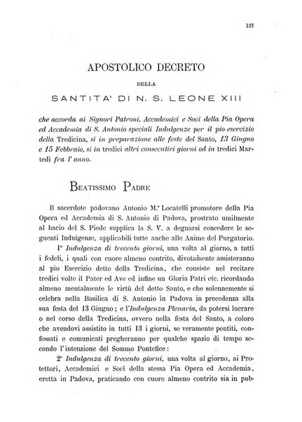 Il santo di Padova rivista religiosa e scientifica