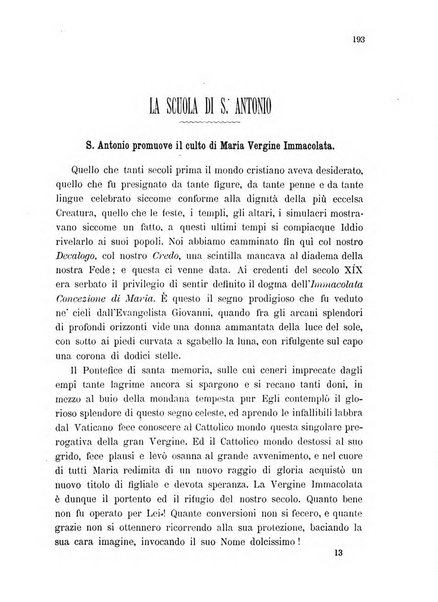 Il santo di Padova rivista religiosa e scientifica