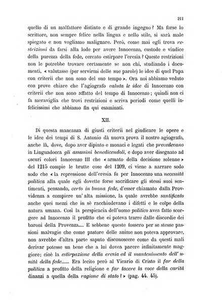 Il santo di Padova rivista religiosa e scientifica