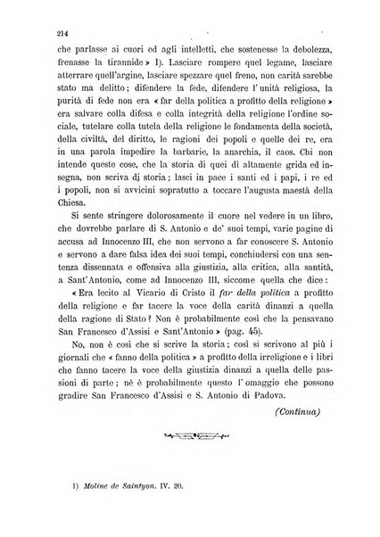 Il santo di Padova rivista religiosa e scientifica