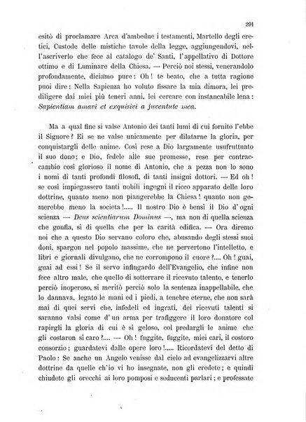 Il santo di Padova rivista religiosa e scientifica