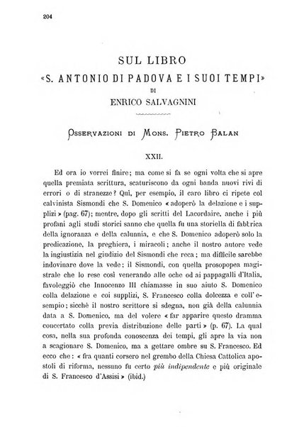 Il santo di Padova rivista religiosa e scientifica