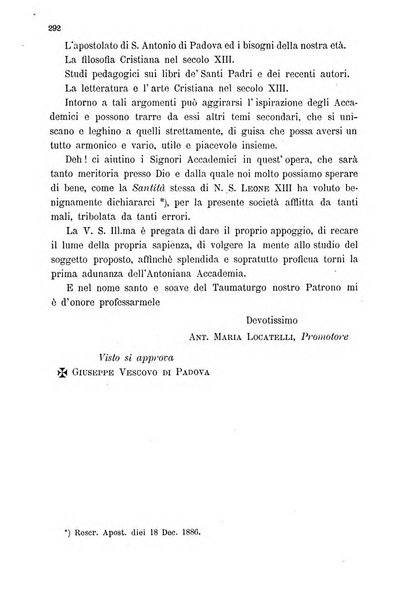 Il santo di Padova rivista religiosa e scientifica