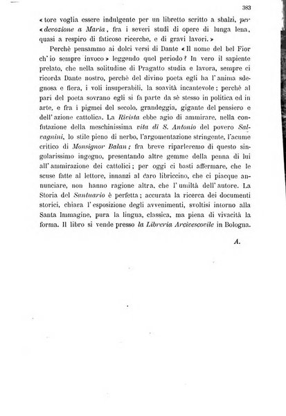 Il santo di Padova rivista religiosa e scientifica