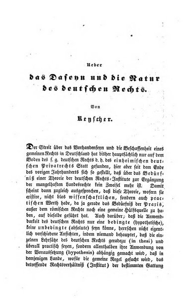 Zeitschrift fur deutsches Recht und deutsche Rechtswissenschaft