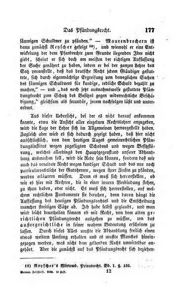 Zeitschrift fur deutsches Recht und deutsche Rechtswissenschaft