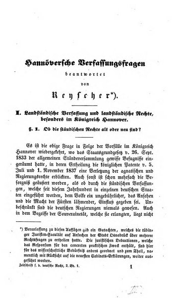 Zeitschrift fur deutsches Recht und deutsche Rechtswissenschaft