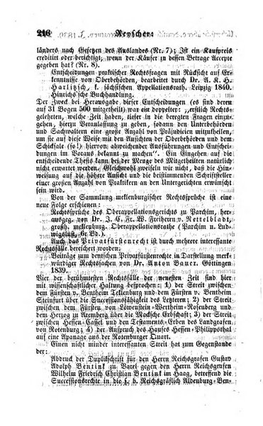 Zeitschrift fur deutsches Recht und deutsche Rechtswissenschaft