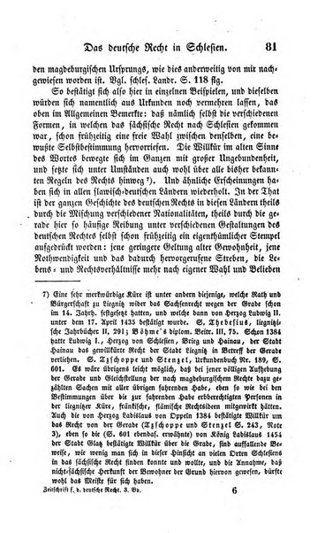 Zeitschrift fur deutsches Recht und deutsche Rechtswissenschaft