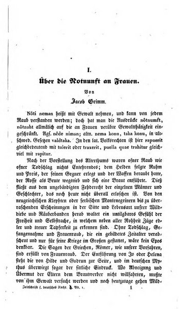 Zeitschrift fur deutsches Recht und deutsche Rechtswissenschaft