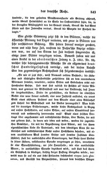 Zeitschrift fur deutsches Recht und deutsche Rechtswissenschaft