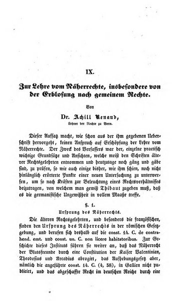 Zeitschrift fur deutsches Recht und deutsche Rechtswissenschaft