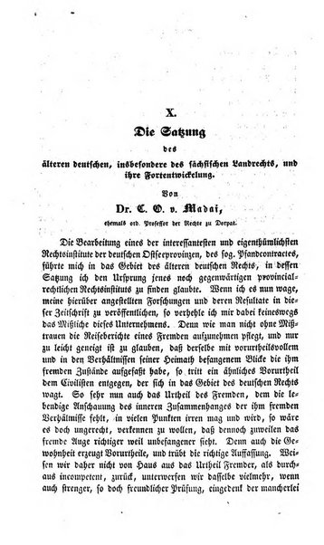 Zeitschrift fur deutsches Recht und deutsche Rechtswissenschaft